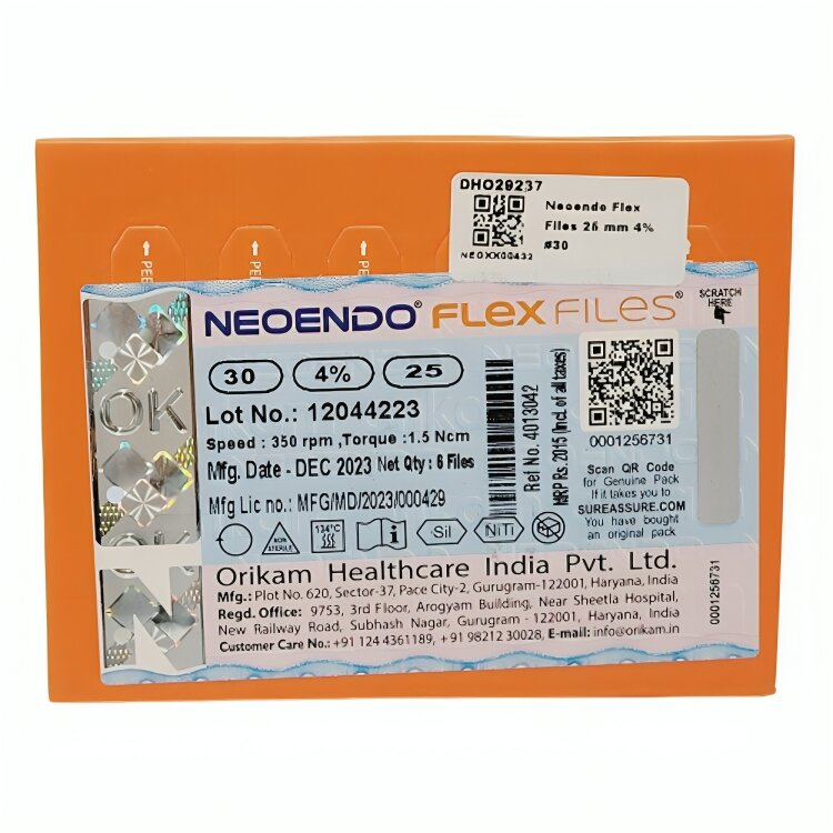 Neoendo Flex Files 25mm 4% #30