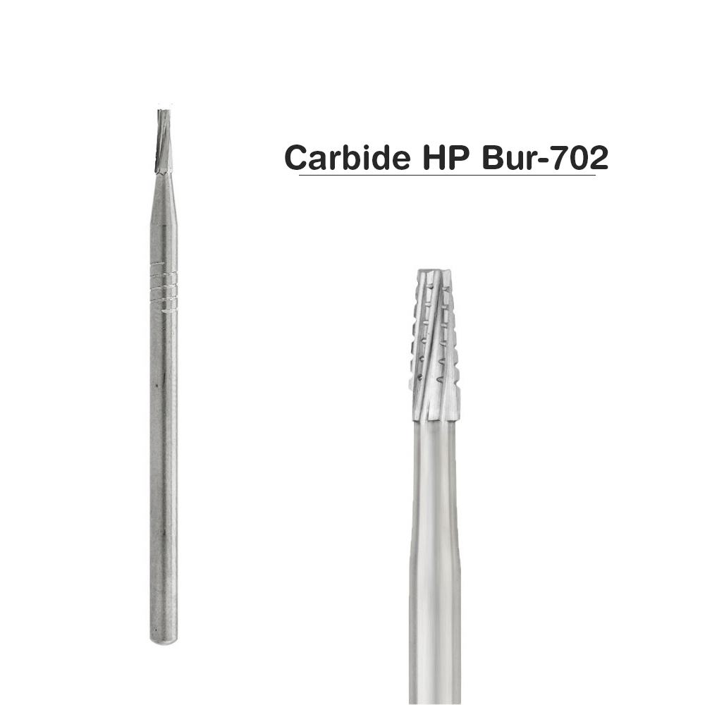 NewDiamond Carbide Straight Handpiece Bur- 702 (Pack of 1)