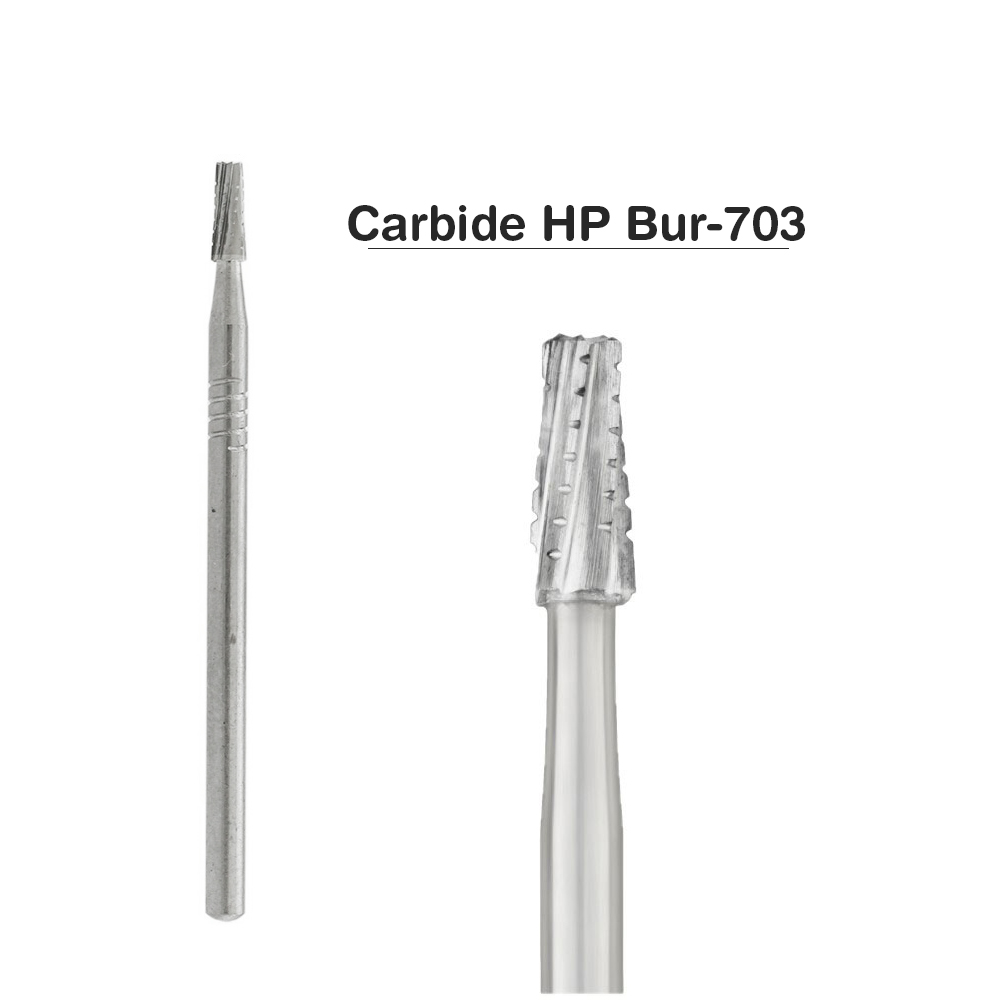 NewDiamond Carbide Straight Handpiece Bur-703 (Pack of 1)