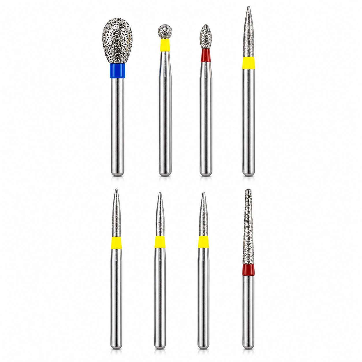 NewDiamond Composite Resin FG Airotor Bur Kit - Pack of 8 Burs (FG-114)