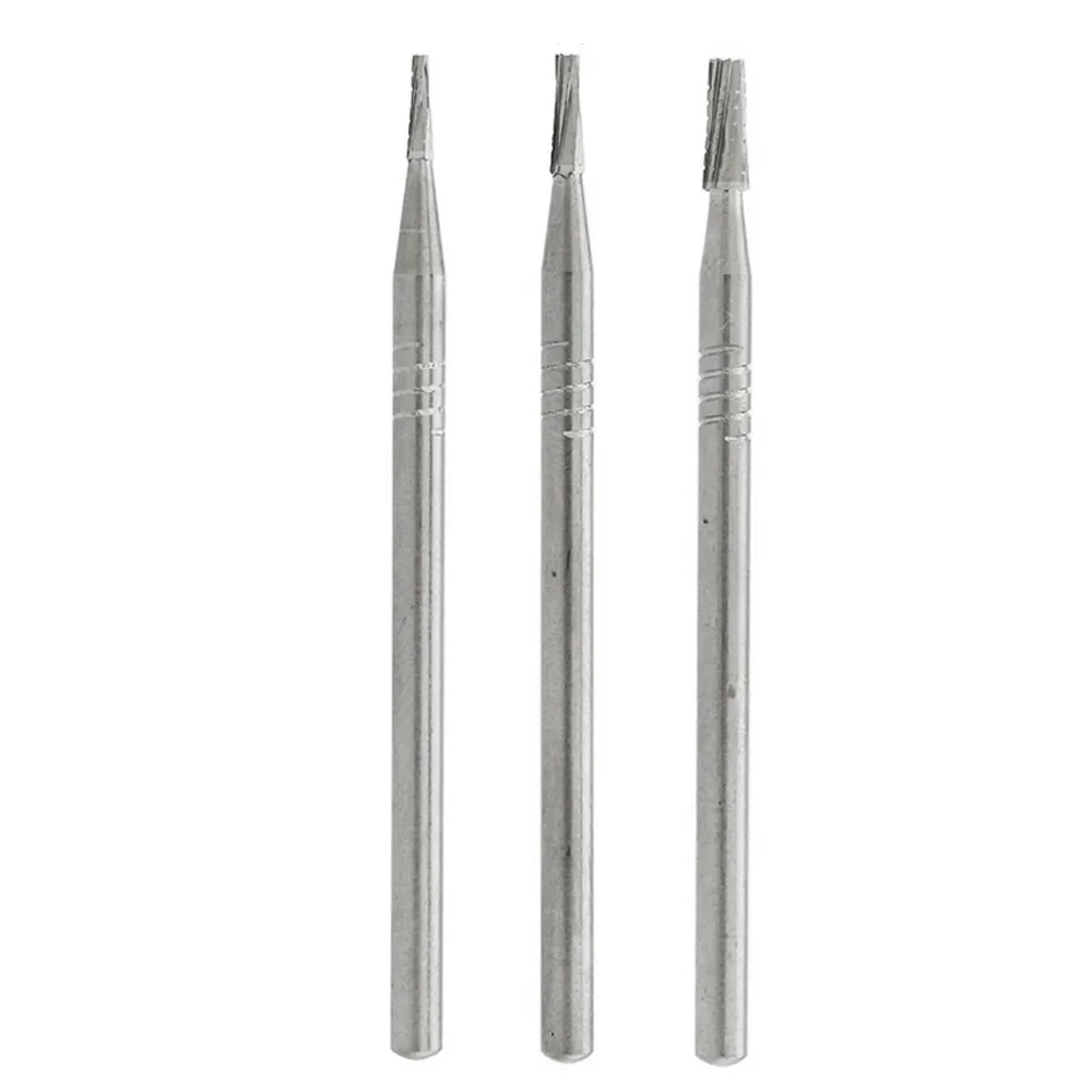 NewDiamond Cross-Cut Taper Fissure Carbide Straight Handpiece Burs (Pack of 5)
