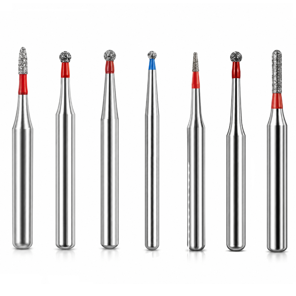 NewDiamond Minimally Invasive Cavity Preparation Fine FG Airotor Bur Kit - Pack of 7 Burs (FG-116)