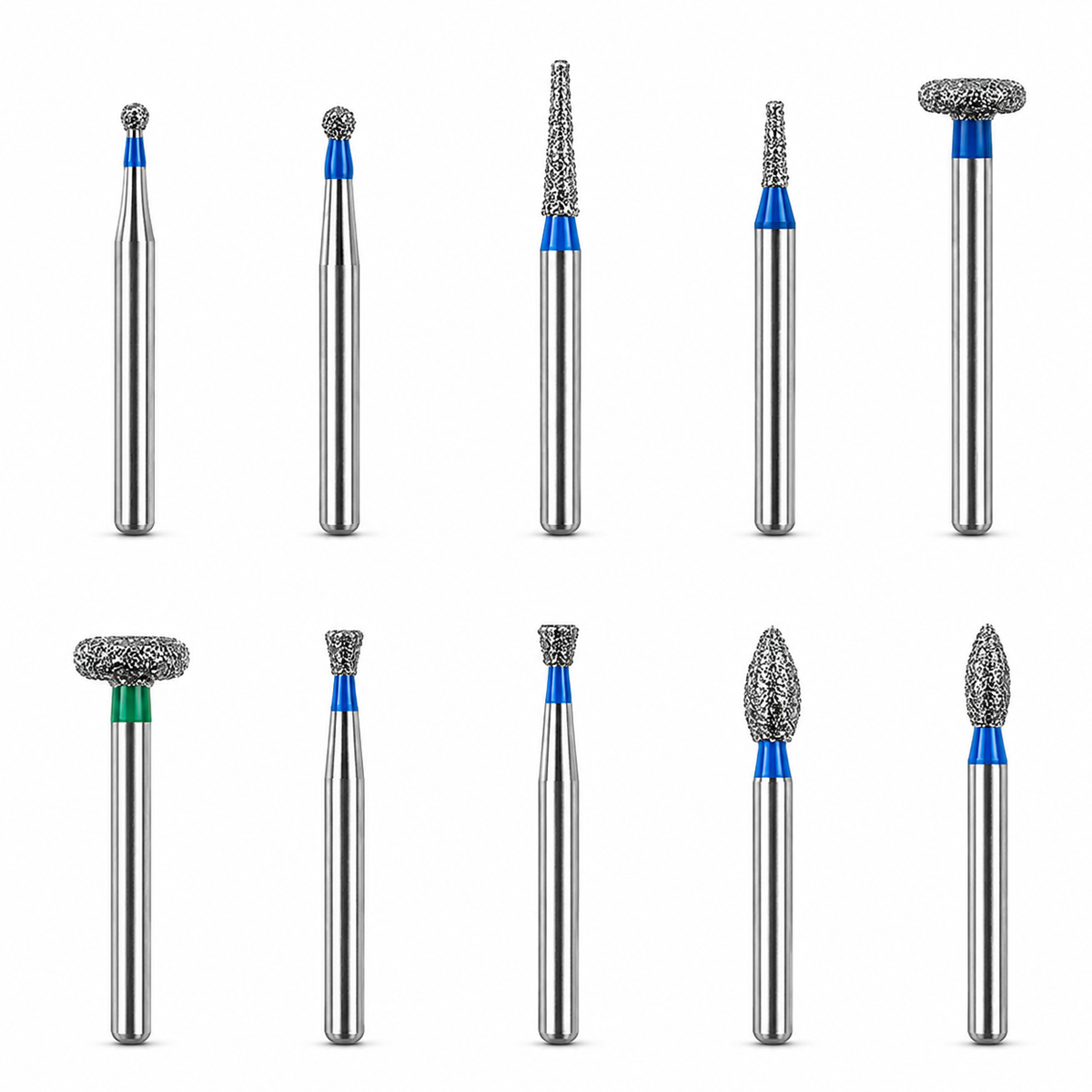 NewDiamond Molars Restoration FG Airotor Bur Kit - Pack of 10 Burs (FG-121)