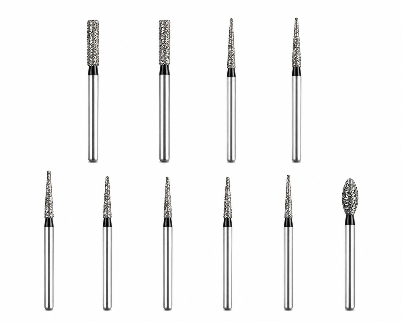 NewDiamond Zirconia Cutting FG Airotor Bur Kit - Pack of 10