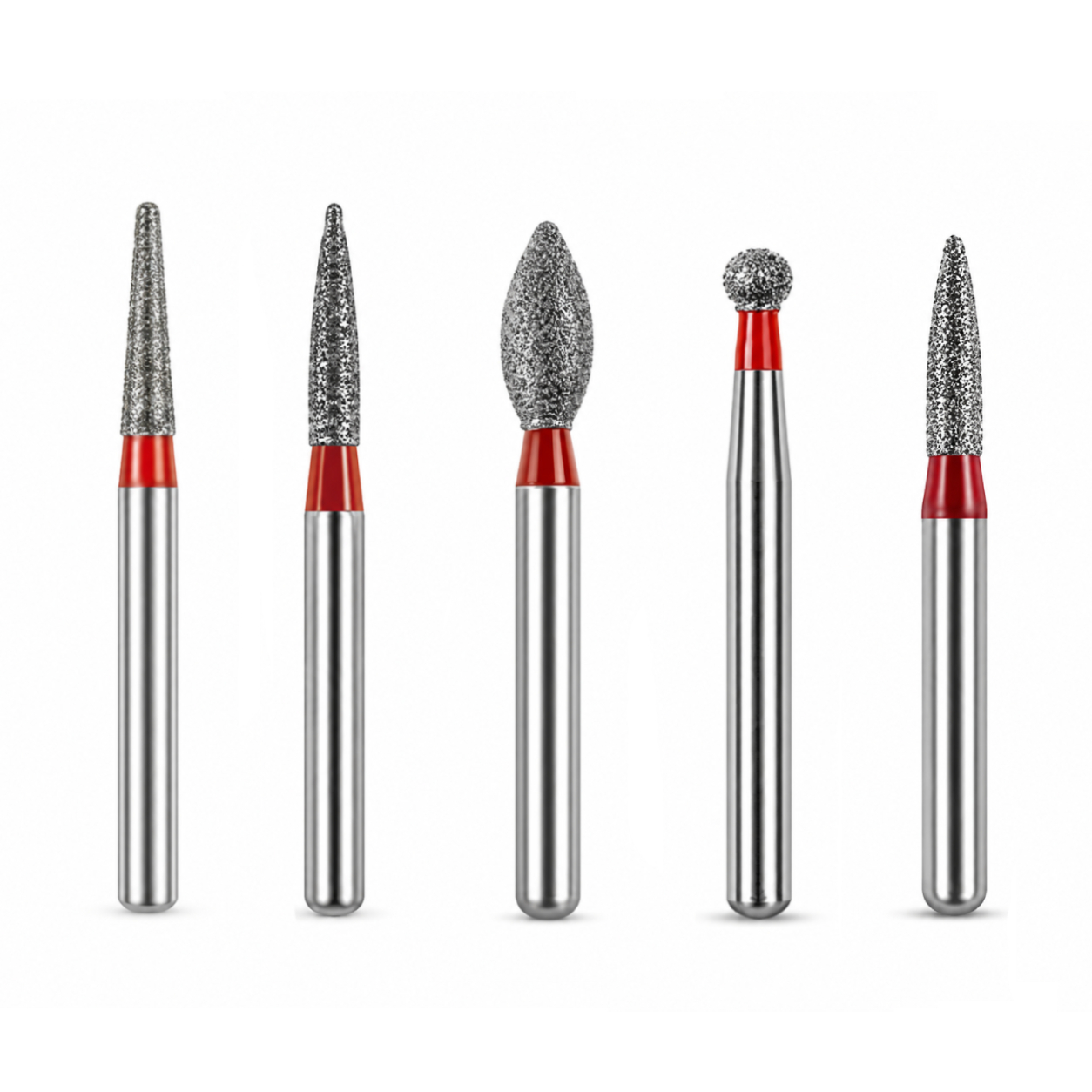 NewDiamond Zirconia Finishing FG Airotor Bur Kit - Pack of 5 Burs