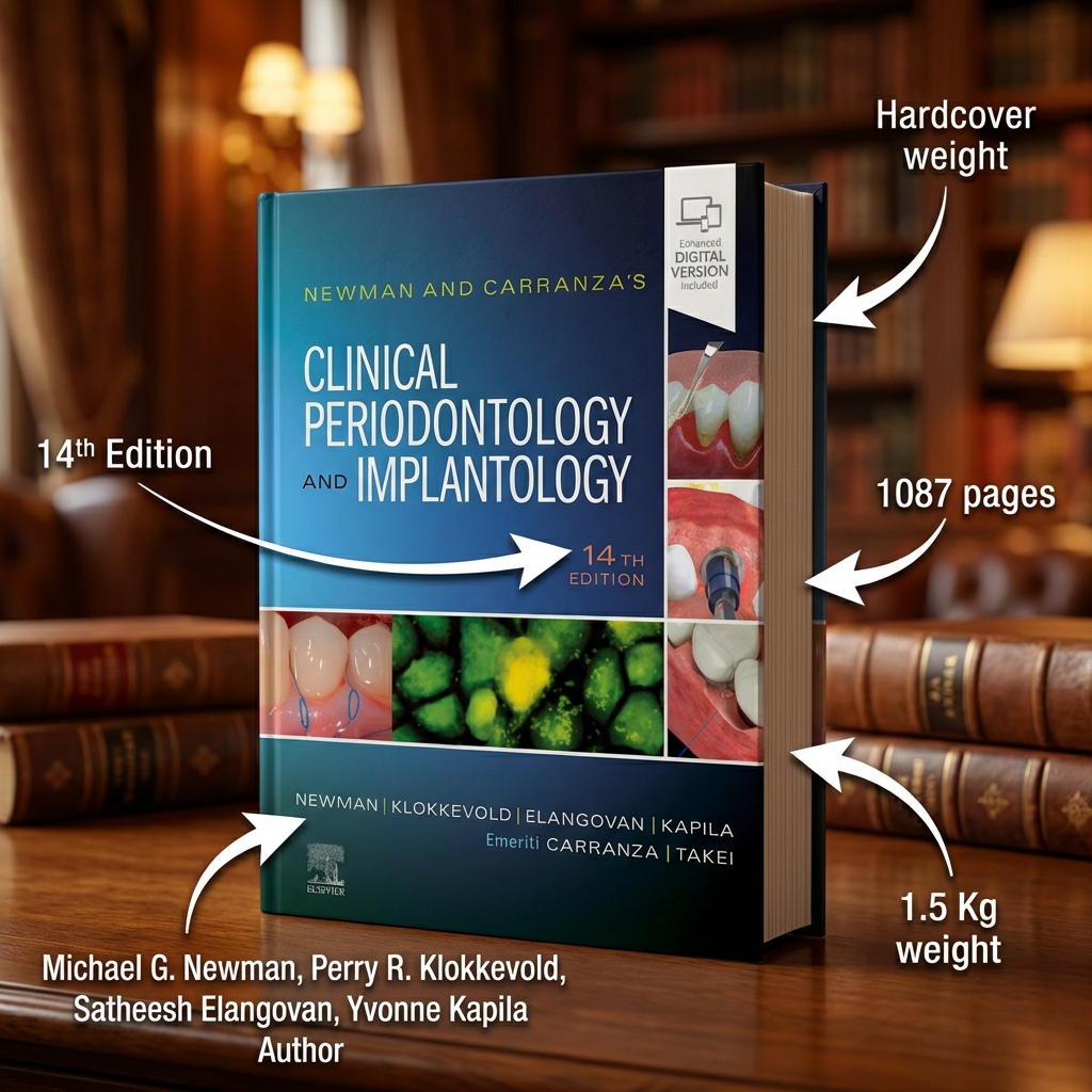 Newman And Carranzas Clinical Periodontology and Implantology With Access Code 14th Edition (HB 2024) (ISBN: 878873)