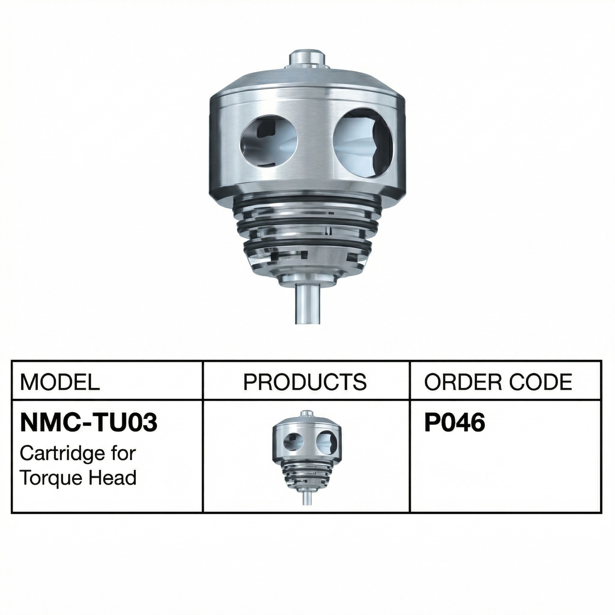 NSK NMC-TU03 Cartridge for Mach Lite XT Super Torque Airotor (P046)