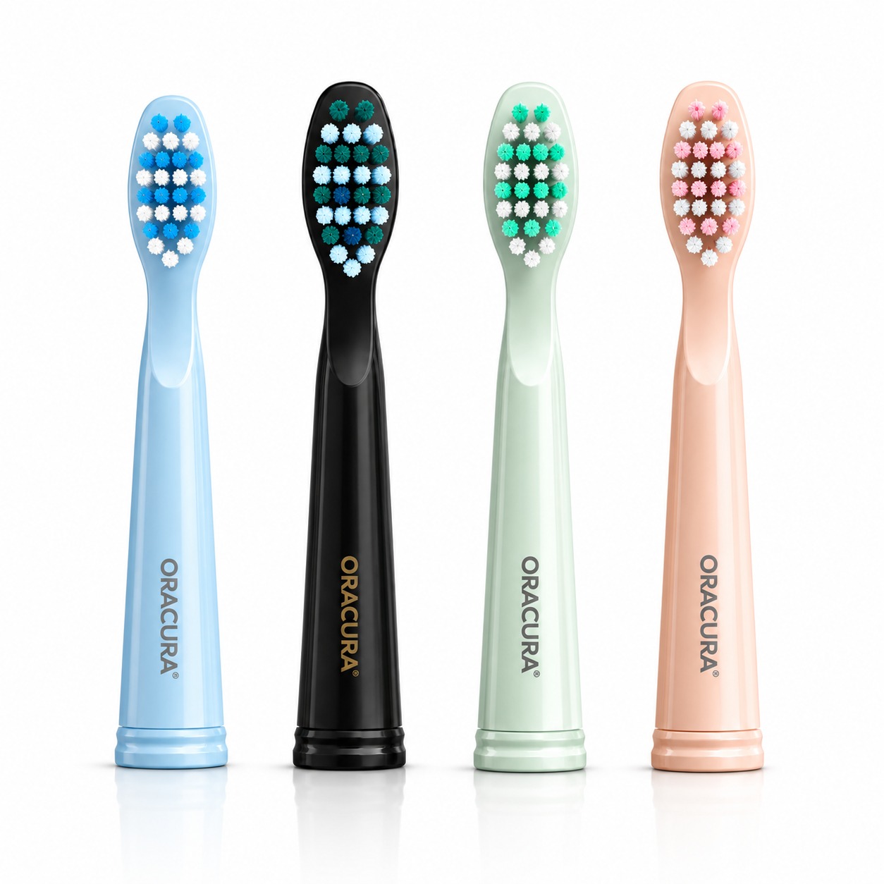 Oracura SB200 Sonic Lite Electric Toothbrush Heads (Pack of 3)