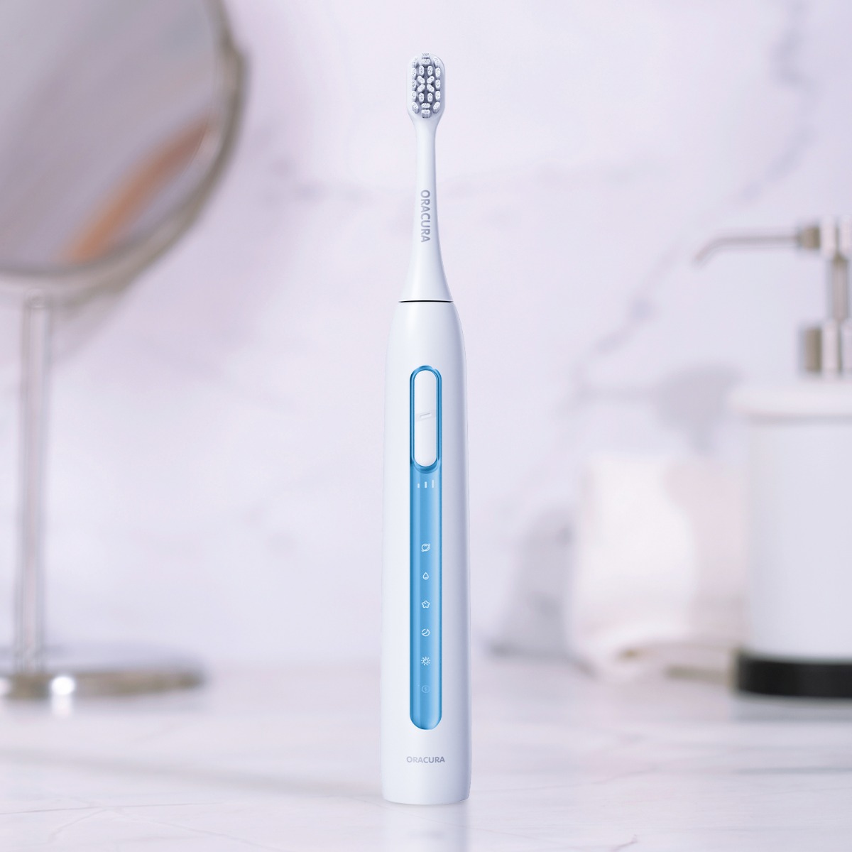 Oracura SB300 Sonic Smart Electric Rechargeable Toothbrush Blue (SB300BE)