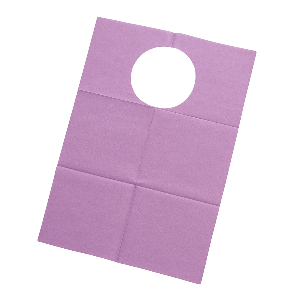 Oro Dental SMMS Round Neck Apron Purple (Pack of 50)