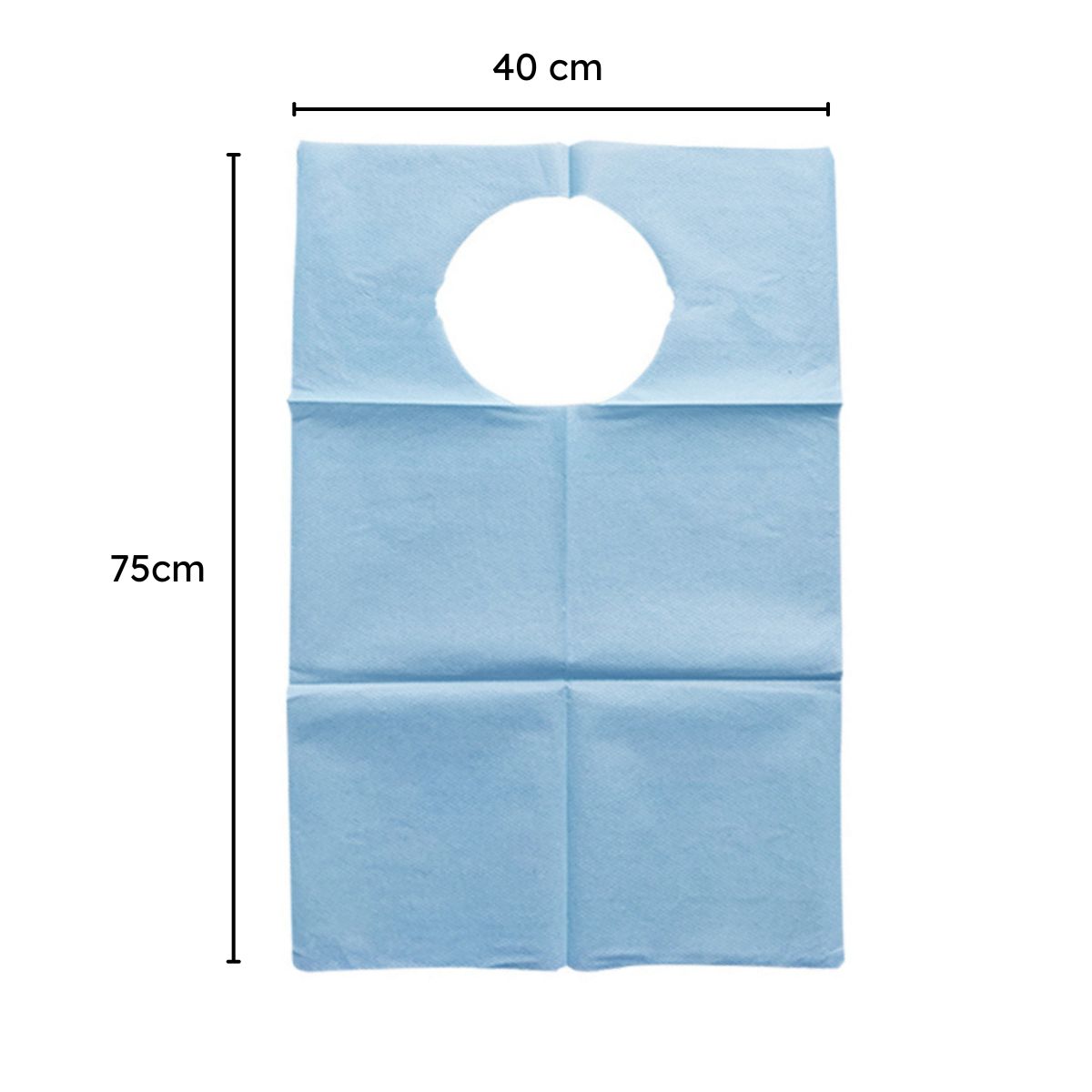 Oro Dental SMMS Round Neck Apron Sky Blue (Pack of 50)