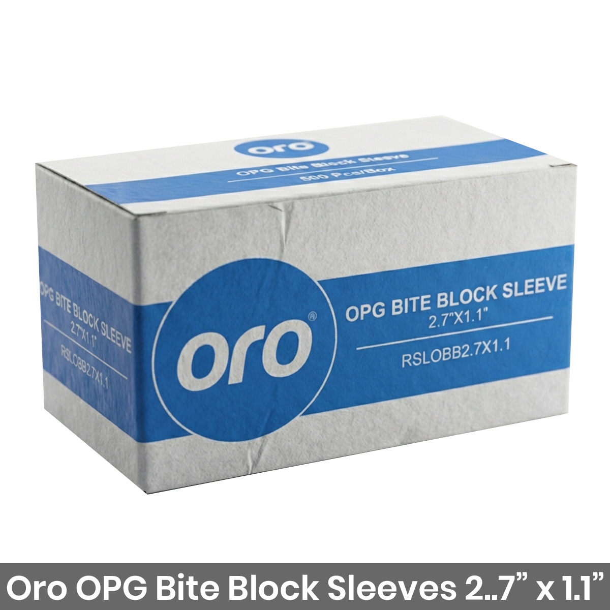 Oro OPG Bite Block Sleeve 2.7" x 1.1"