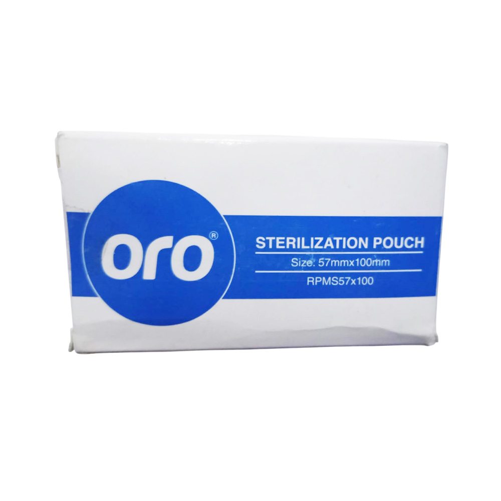 Oro Self Sealing Sterilization Pouches - 2.25" X 2.75" (57 x 100mm)  - For Burs & Endo Files Only
