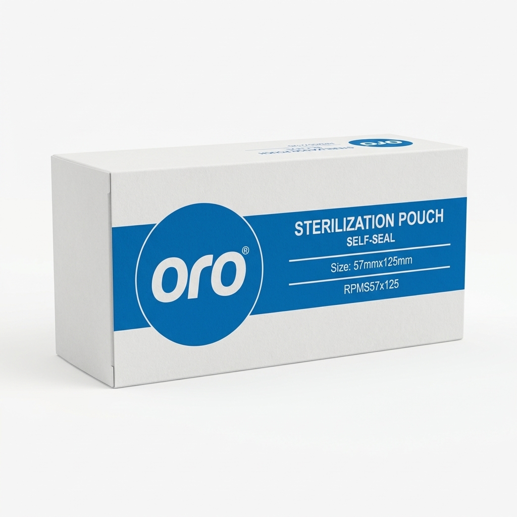 Oro Self Sealing Sterilization Pouches - 2.25" X 4" (57 x 125mm) - For Burs & Endo Files Only