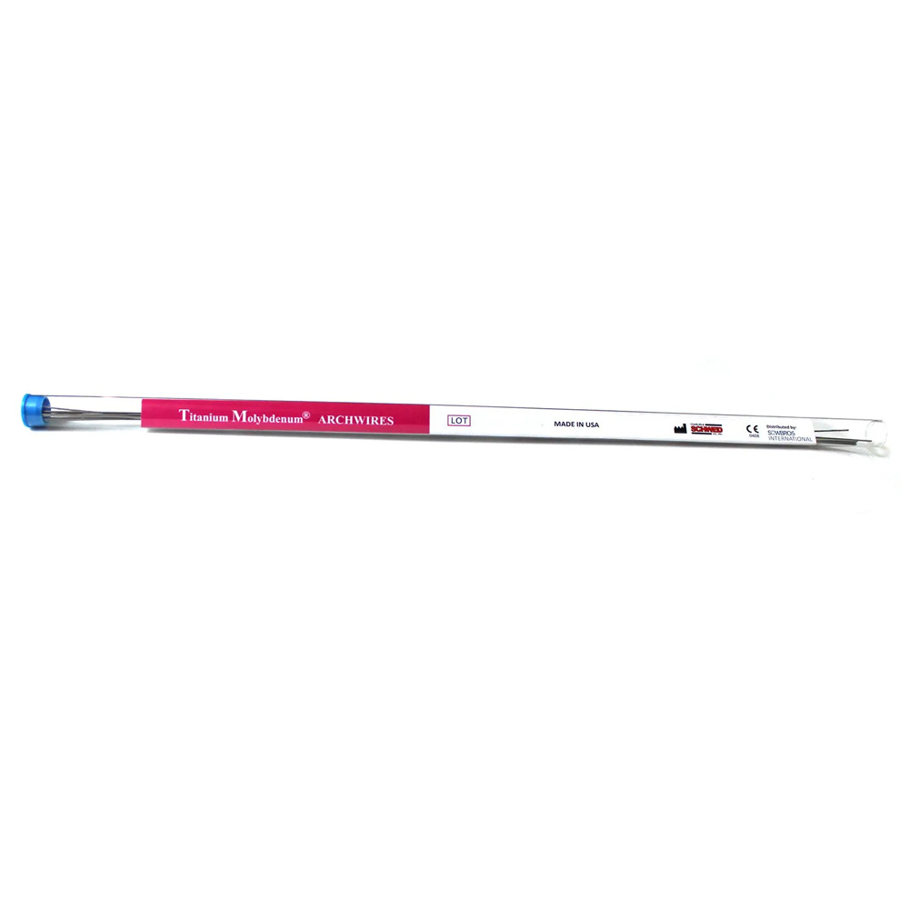 Sthiwed Titanium Molybdenum Archwire Straight Length Round 0.036"