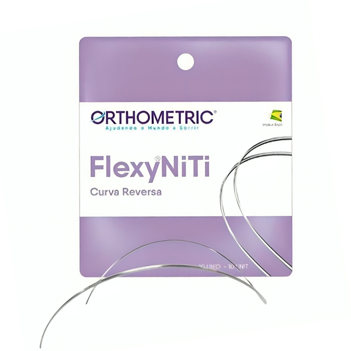 OrthoMetric Flexy NiTi Reverse Curve Intraoral Rectangular Archwire - 019X025 Lower - (52.18.2519)