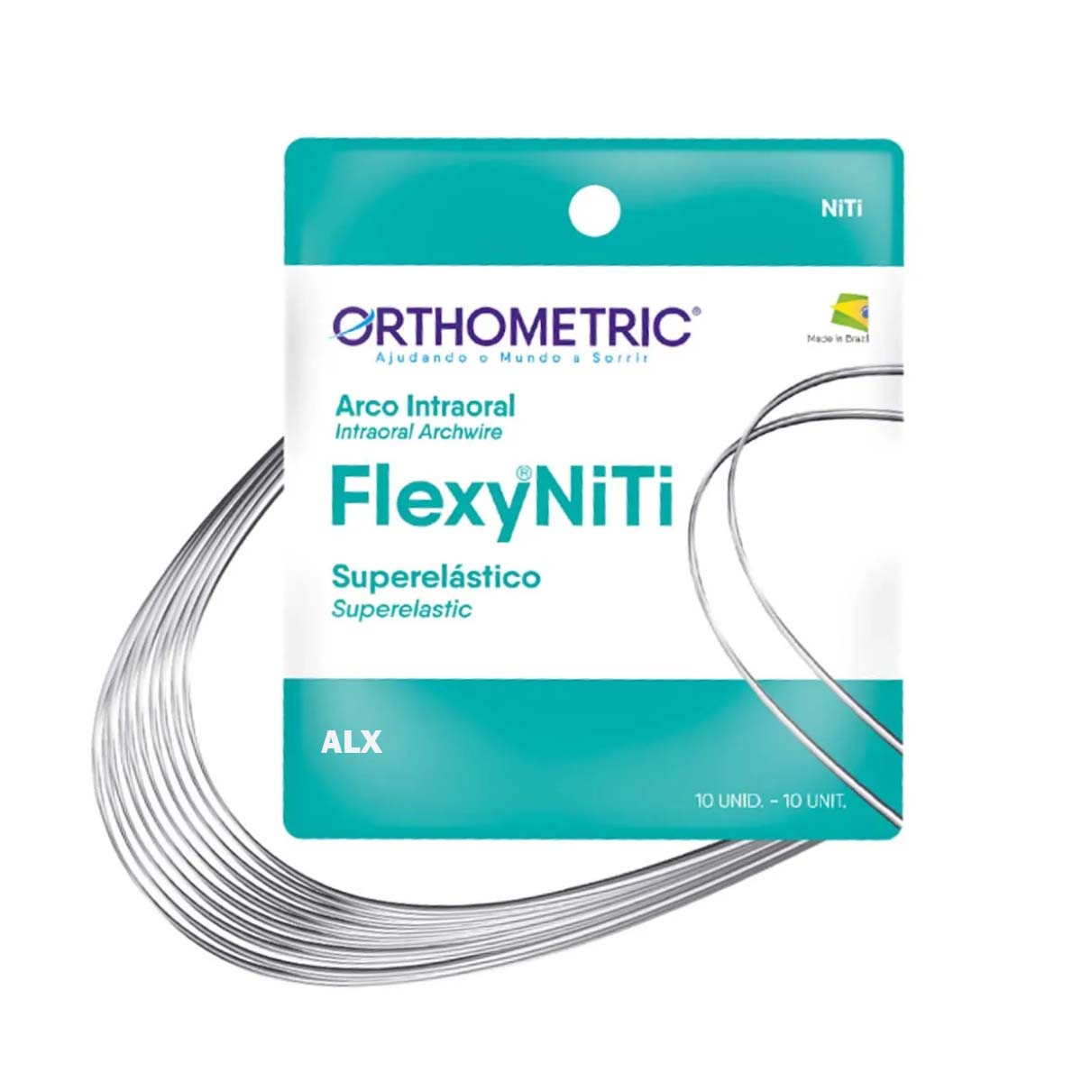 OrthoMetric Flexy NiTi Super Elastic ALX Rectangular Archwire - 017X025 Lower - (52.11.2517)