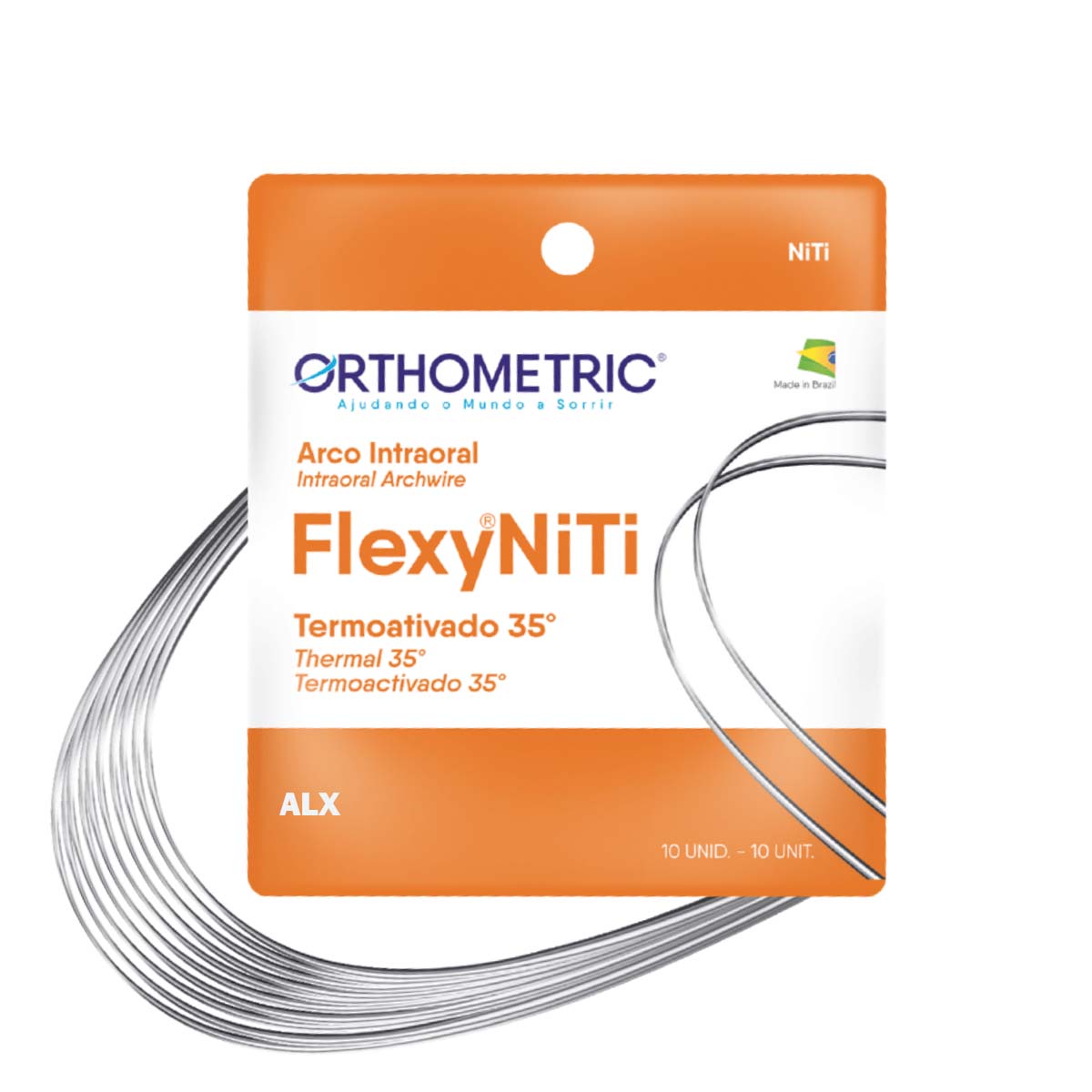 OrthoMetric Flexy NiTi Thermal 35ºC ALX Round Archwire - 020 Lower - (52.36.2020)