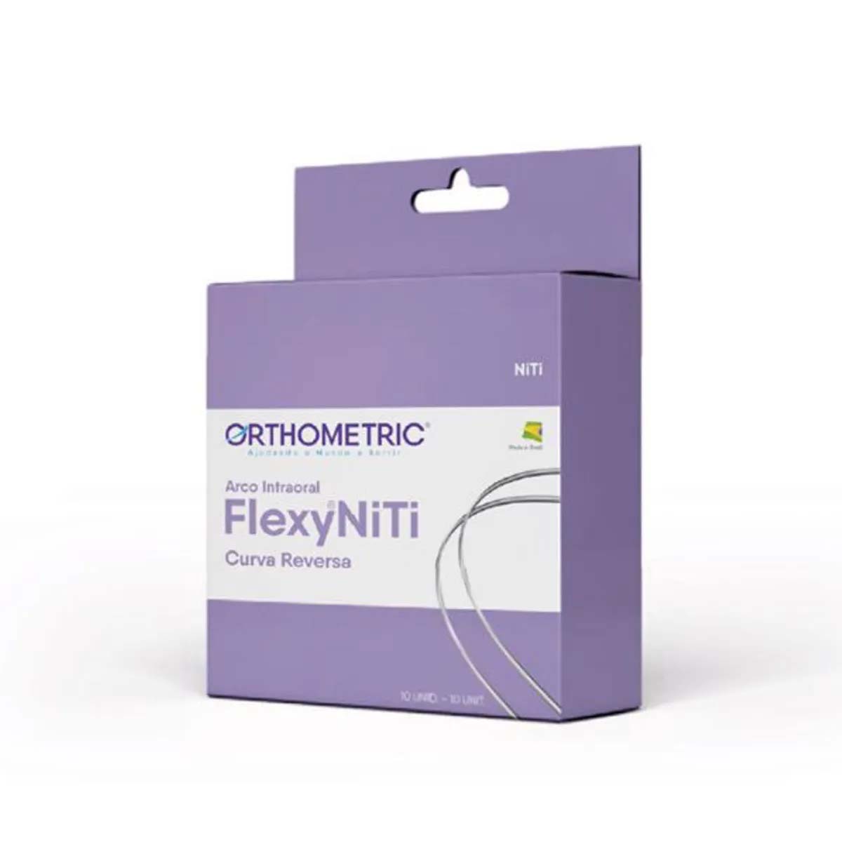 OrthoMetric Flexy NiTi Reverse Curve Intraoral Square Archwire - 016X016 Upper - (51.18.2116)