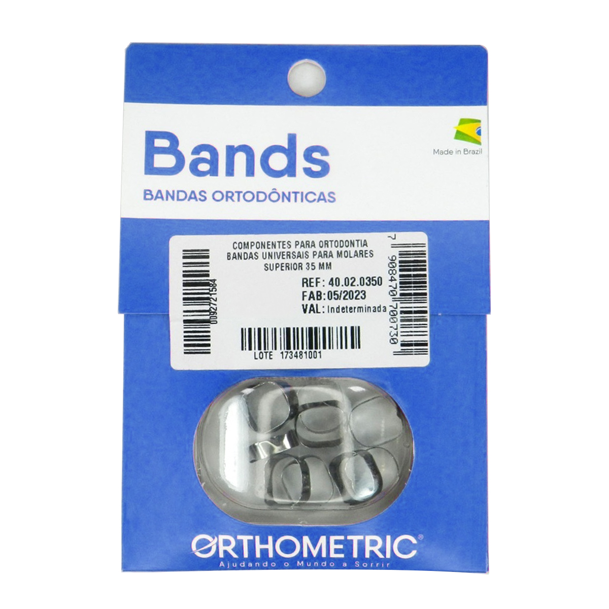 OrthoMetric Plain Ortho Bands - Size 30 Lower - (40.01.0300)