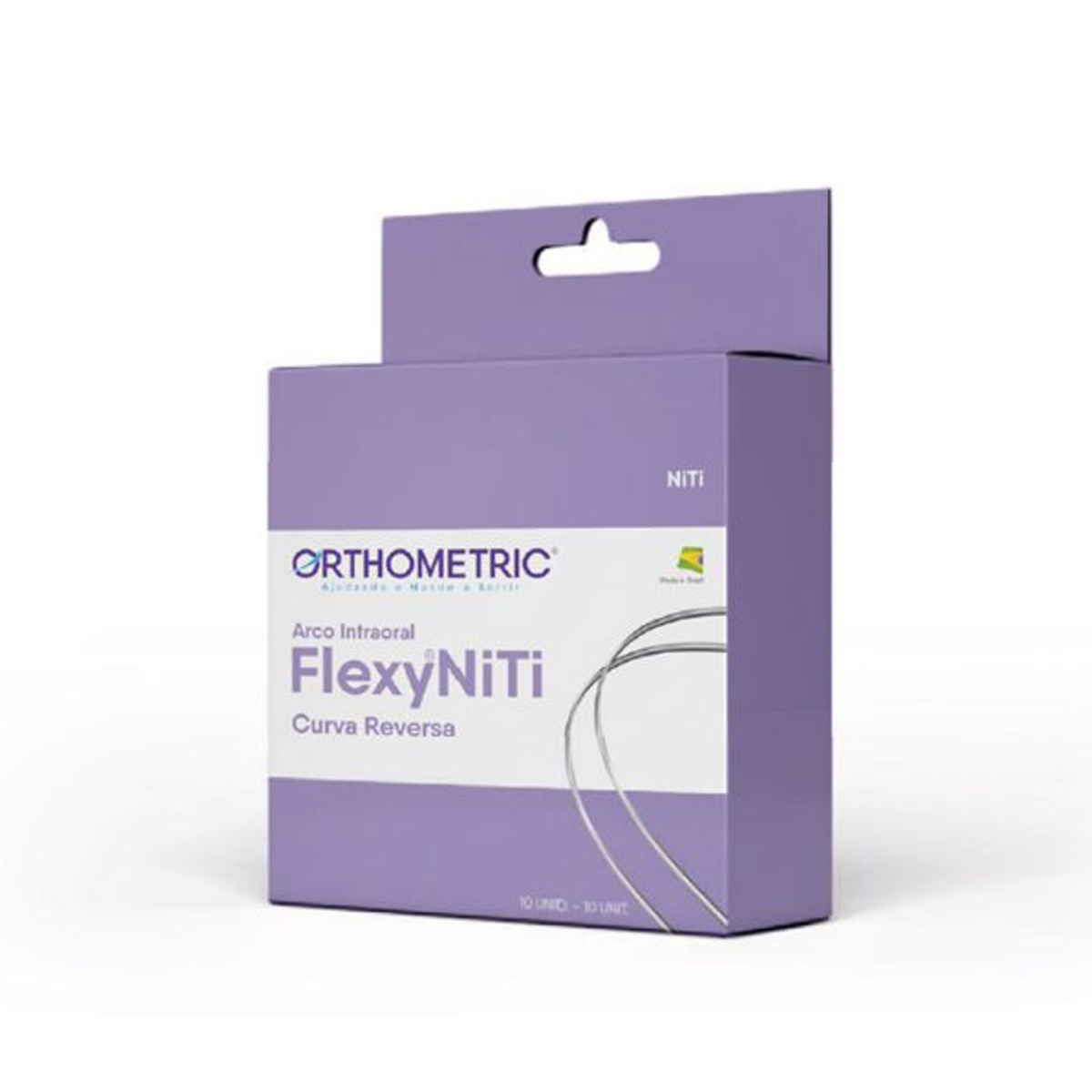 OrthoMetric Flexy NiTi Reverse Curve Intraoral Rectangular Archwire - 017X025 Lower - (52.18.2517)