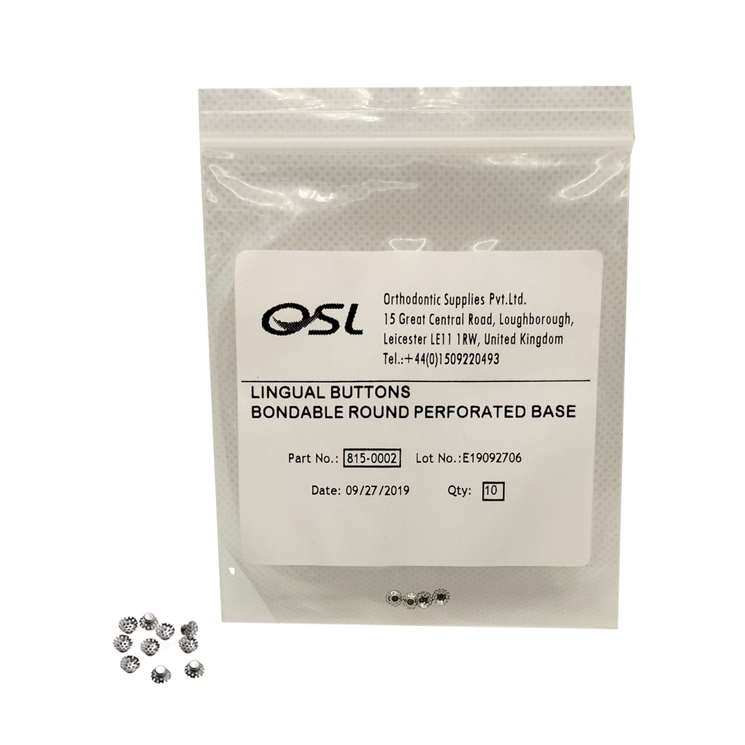 OSL Perforated Lingual Buttons (Pack Of 10)