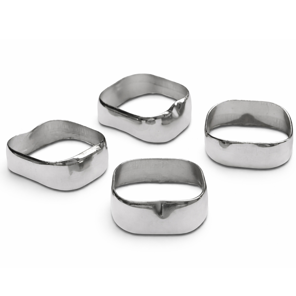OSL Preformed Non - Convertible 1st Molar Plain Band - Size 30 (Pack Of 4)