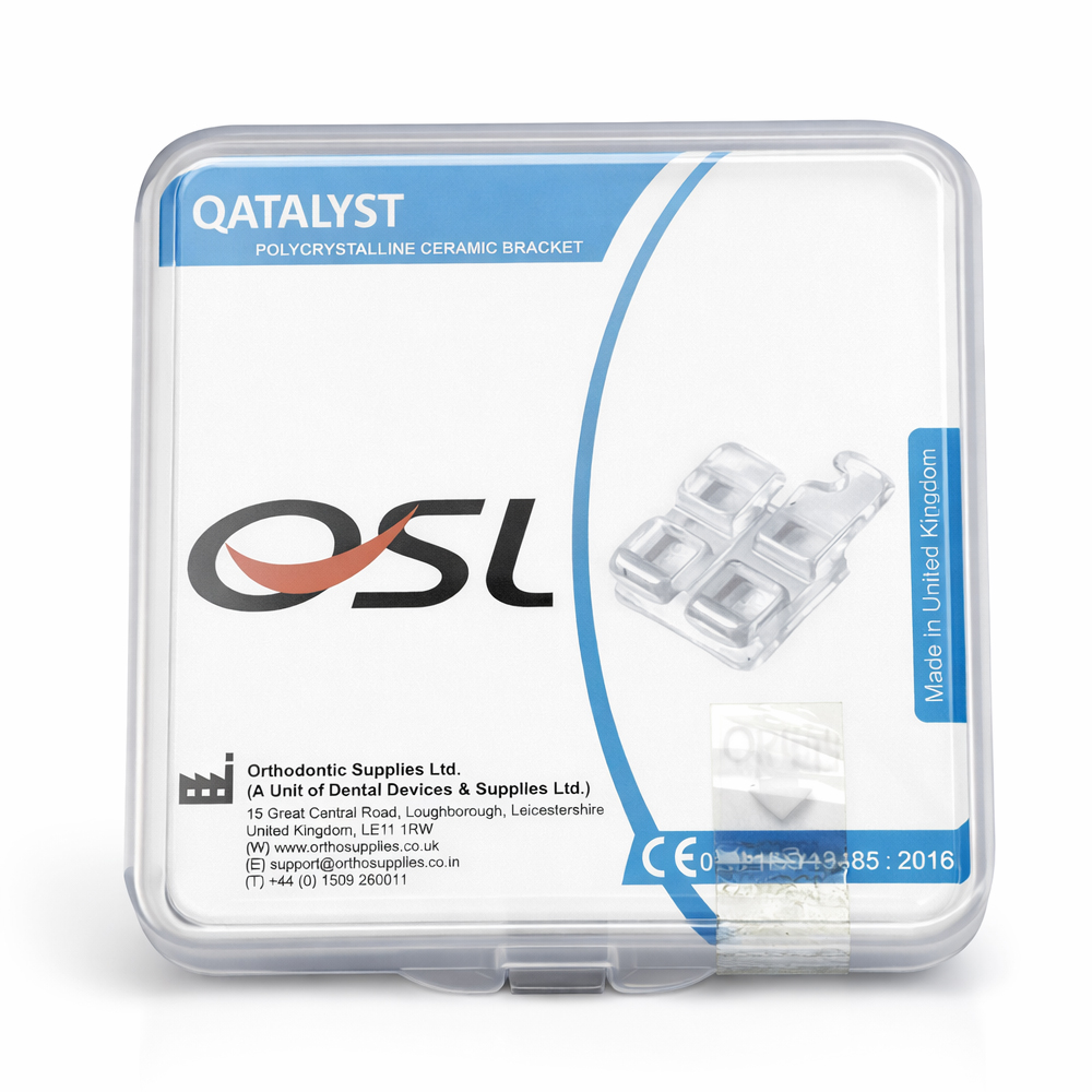 OSL Qatalyst Polycrystalline Ceramic Bracket Kit - MBT 0.022
