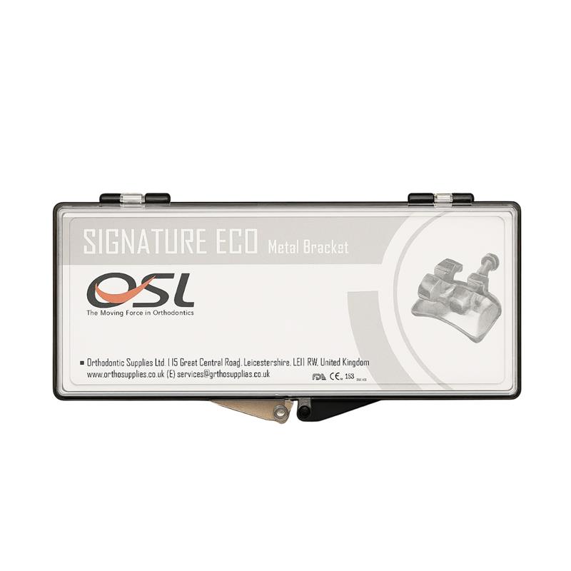 OSL Signature Eco Metal Orthodontic Bracket Kit - MBT 0.022