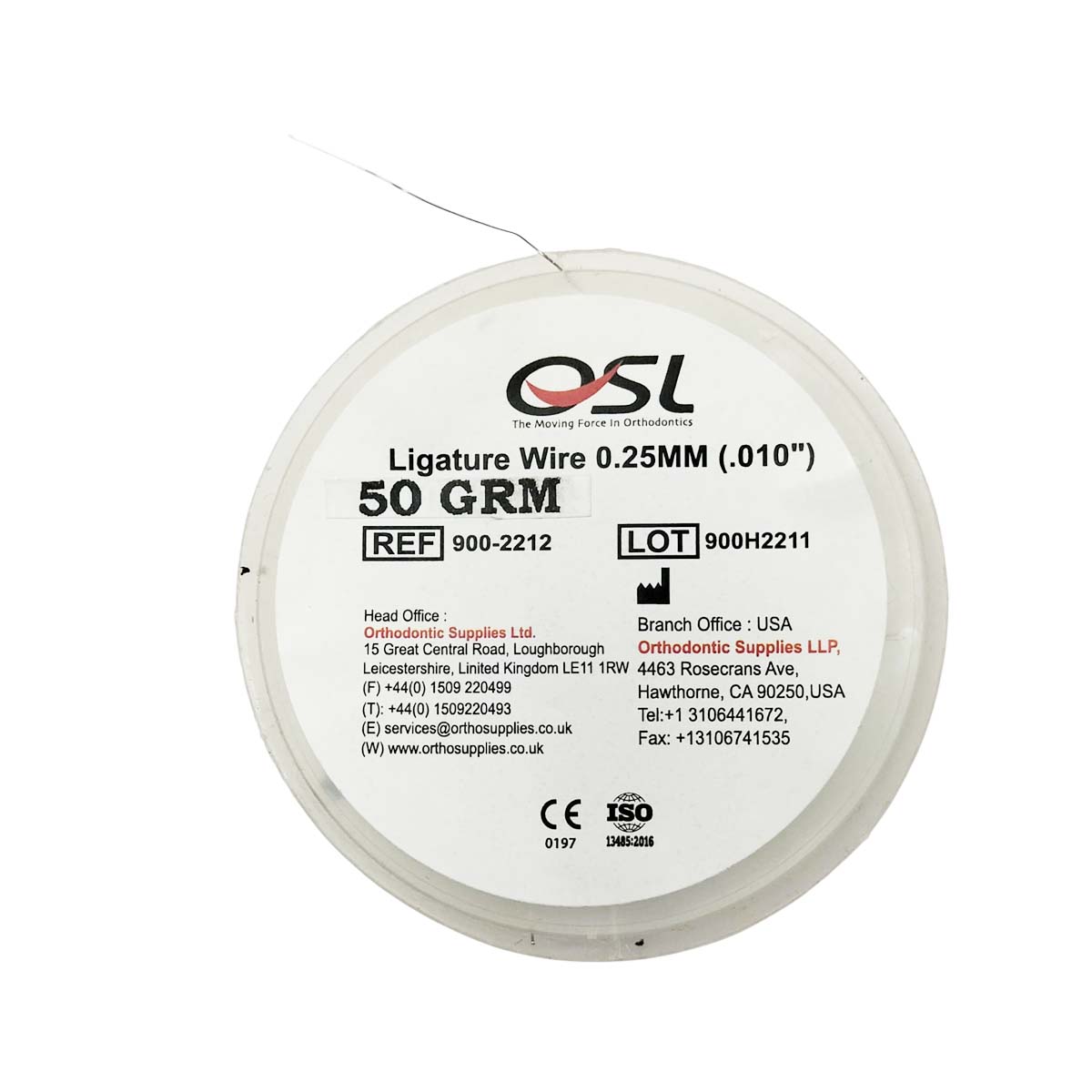 OSL Stainless Steel Ligature Wire Spools - 50gm
