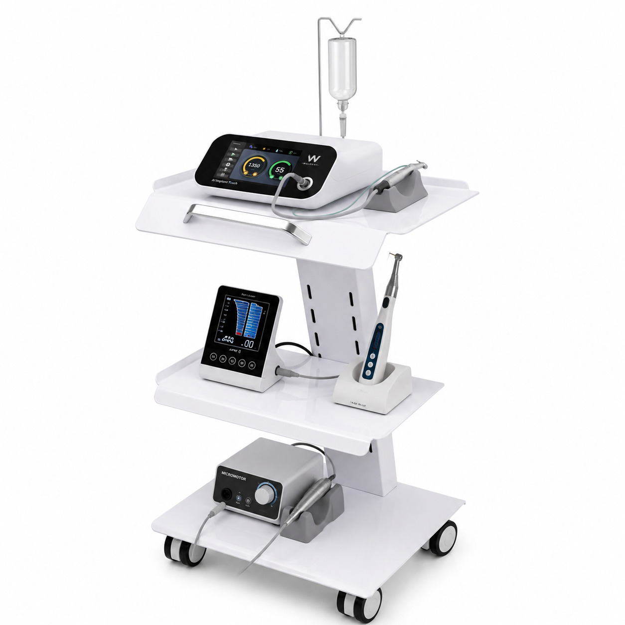 Permadent Single Pillar Mobile Dental Trolley (YL-20-1)
