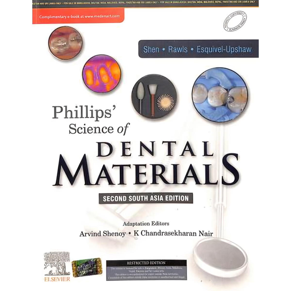 Phillips' Science Of Dental Materials - Second South Asia Edition (ISBN: 256111)
