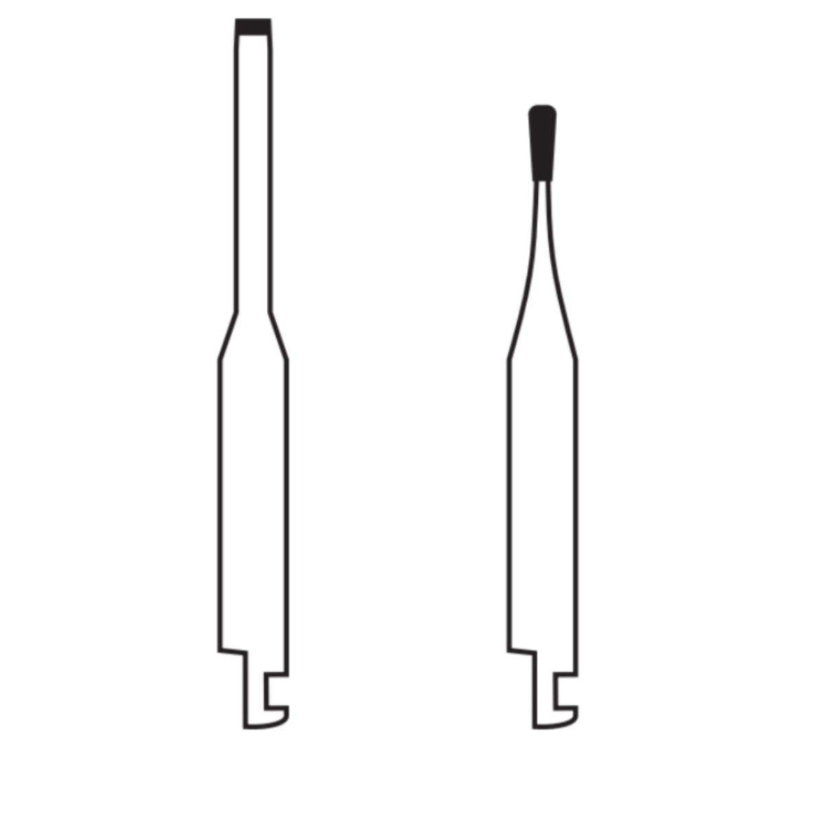 Pivo Extra Shape Contra-angle Diamond Burs CA - EX (Pack Of 5)