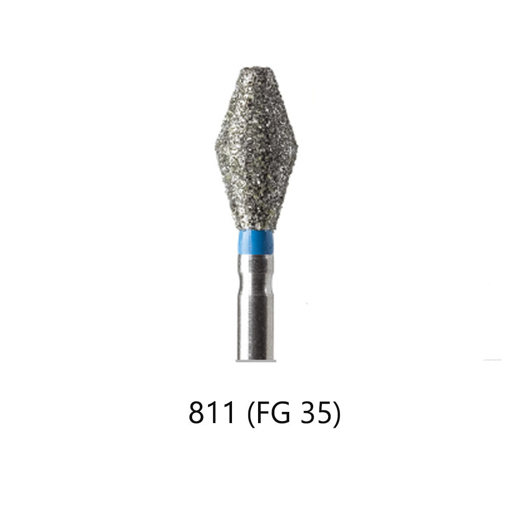 Prima Dental Barrel Airotor Bur (Pack Of 5 Burs)-811 (035)-FG