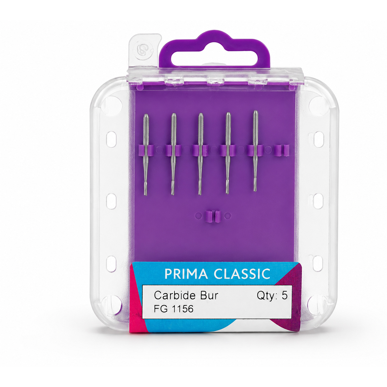 Prima Dental Domed Fissure Bur (Plain Cut) - FG 1156 (Pack of 5)