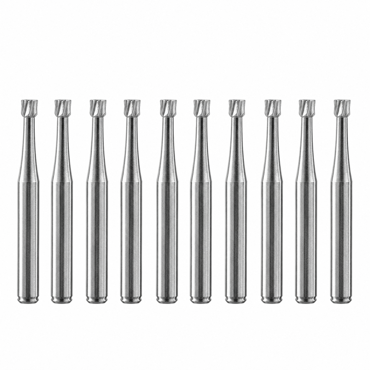 Prima Dental Inverted Cone Straight Handpiece Bur-41-HP (Pack of 10)