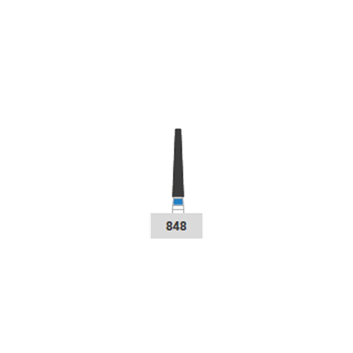 Prima Dental Taper Flat End Bur FG (Pack Of 5 Burs) 848 (016)