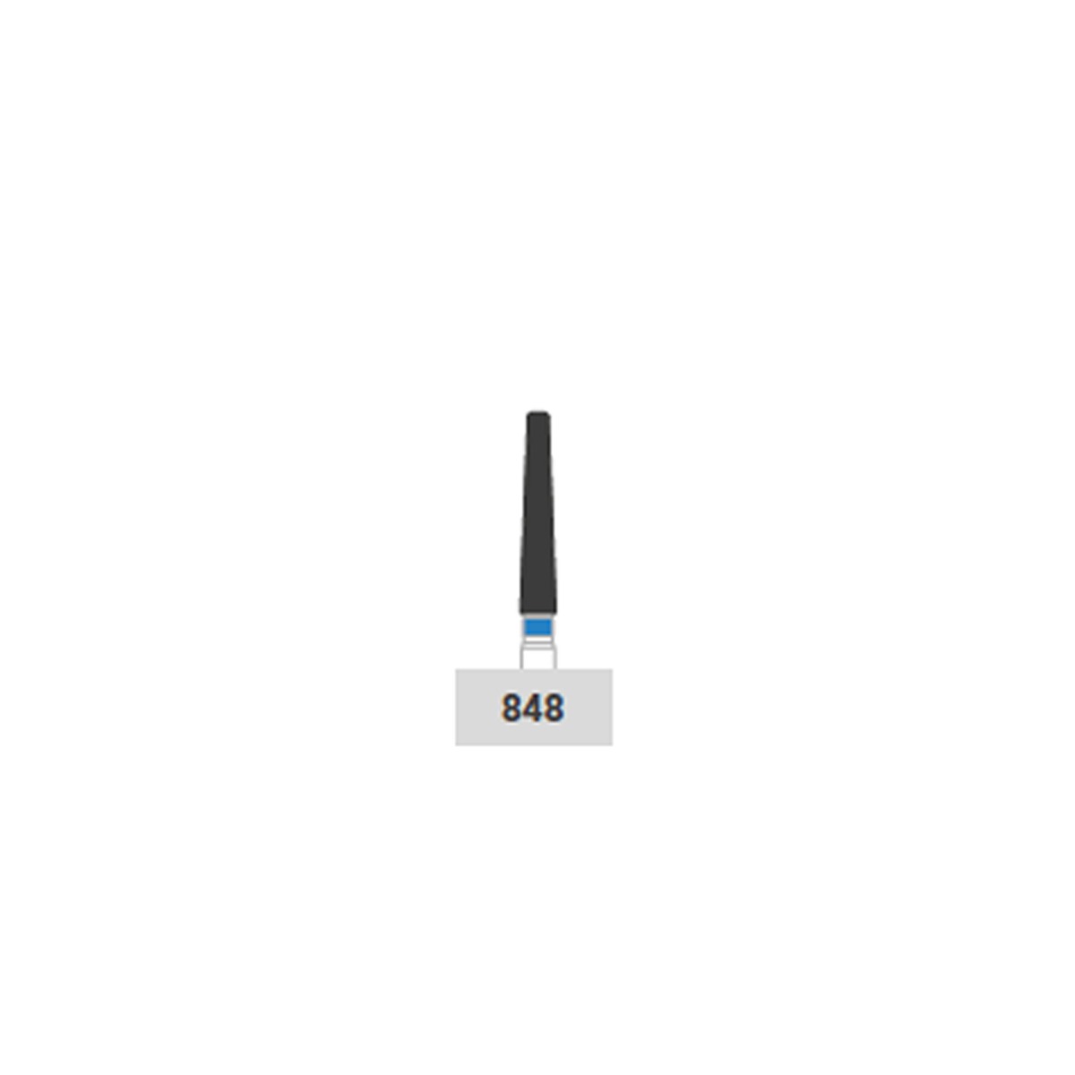 Prima Dental Taper Flat End Bur FG (Pack Of 5 Burs) 848 (018)