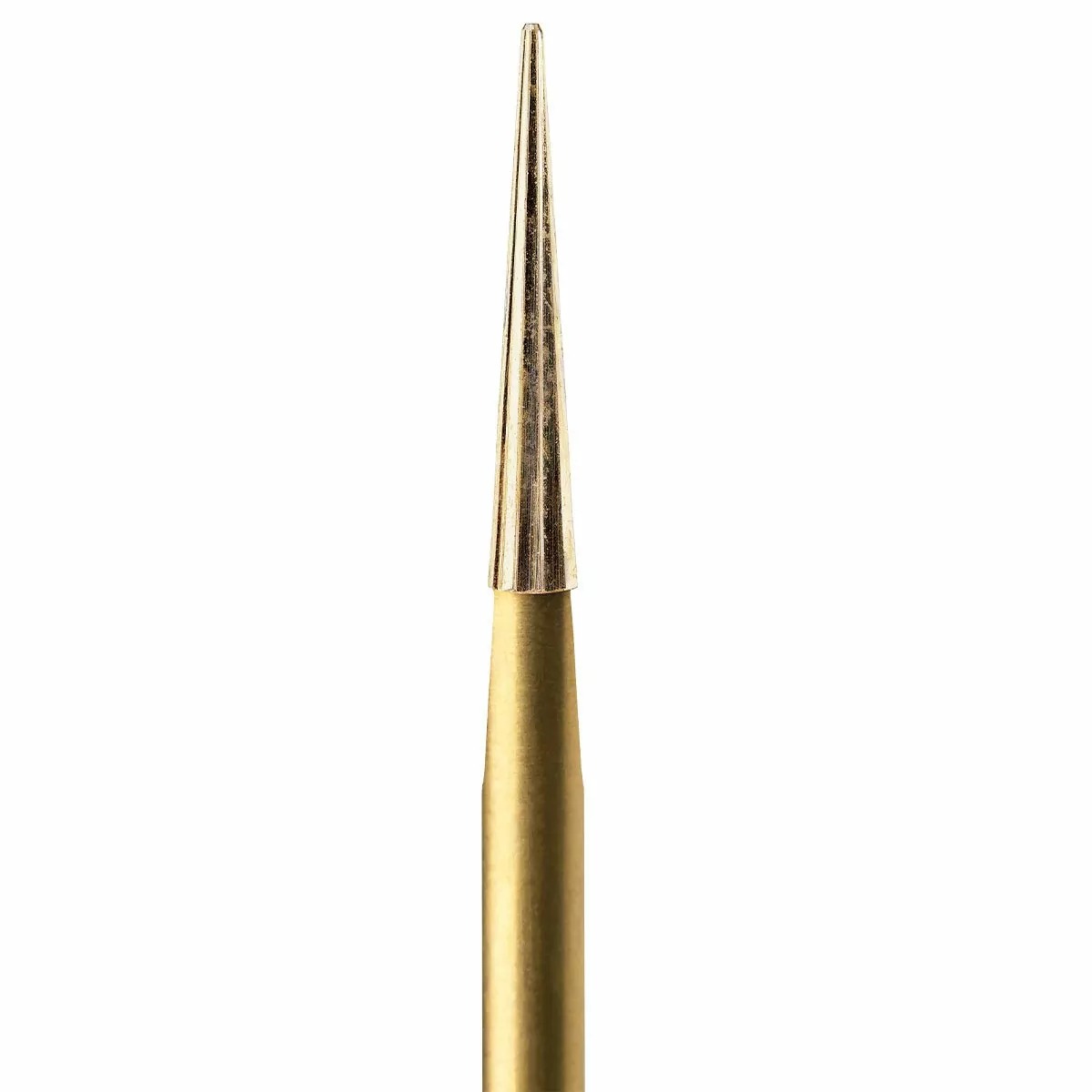 Prima Dental Trimming And Finishing Taper Pointed Bur (7613) - 12 Blade (Pack of 5)