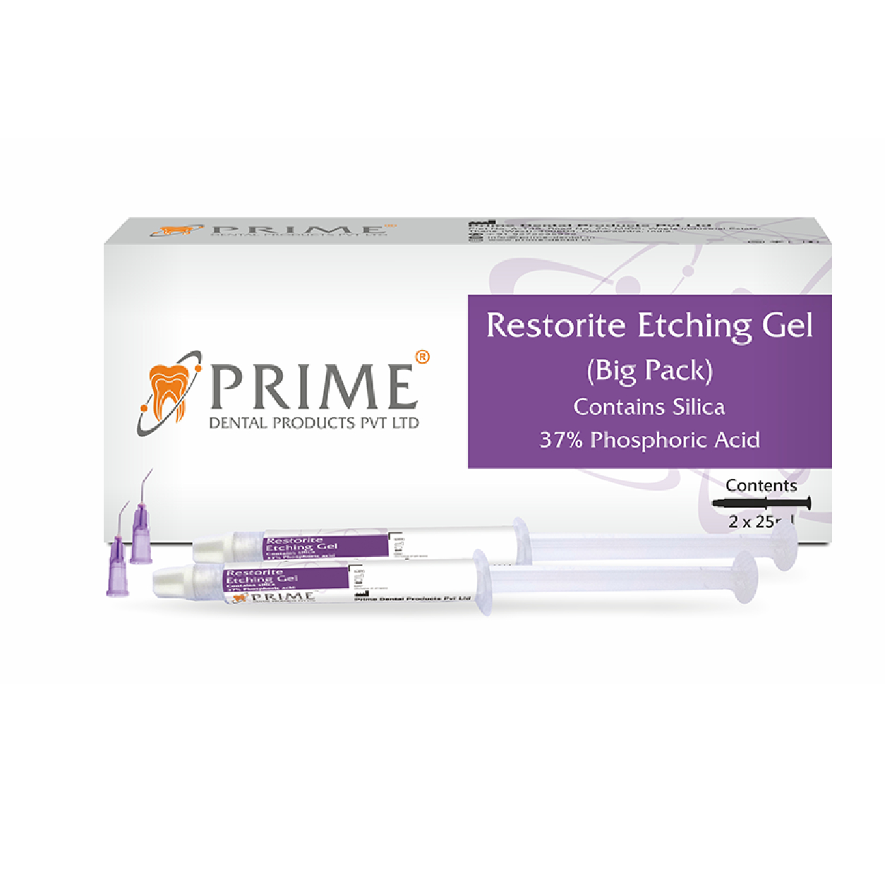 Prime Dental Etching Gel Big Pack - 2 x 25ml
