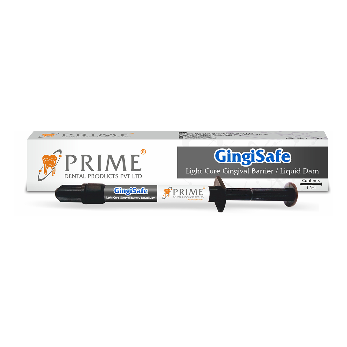 Prime Dental Gingisafe Light Cure Gingival Barrier Syringe