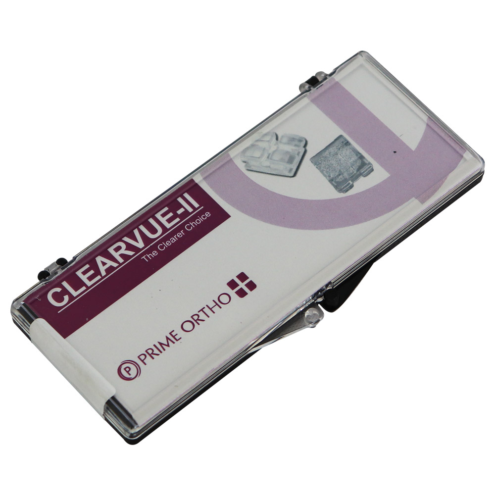 Prime Ortho Clearvue - II Sapphire Brackets Kit Standard MBT 022