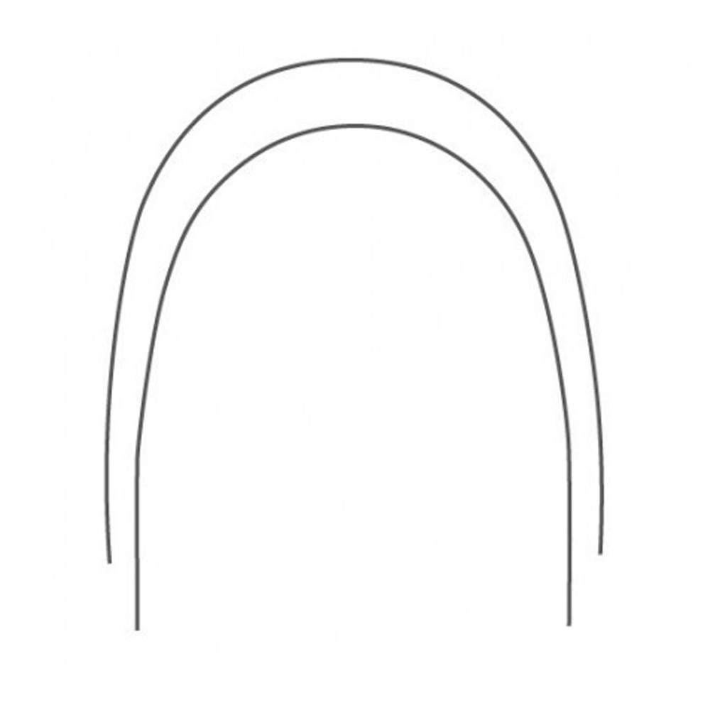 OrthoDent Titanium Molybdenum Archwires Euro / Oval Form Upper Rectangular 0.021"x 0.025"