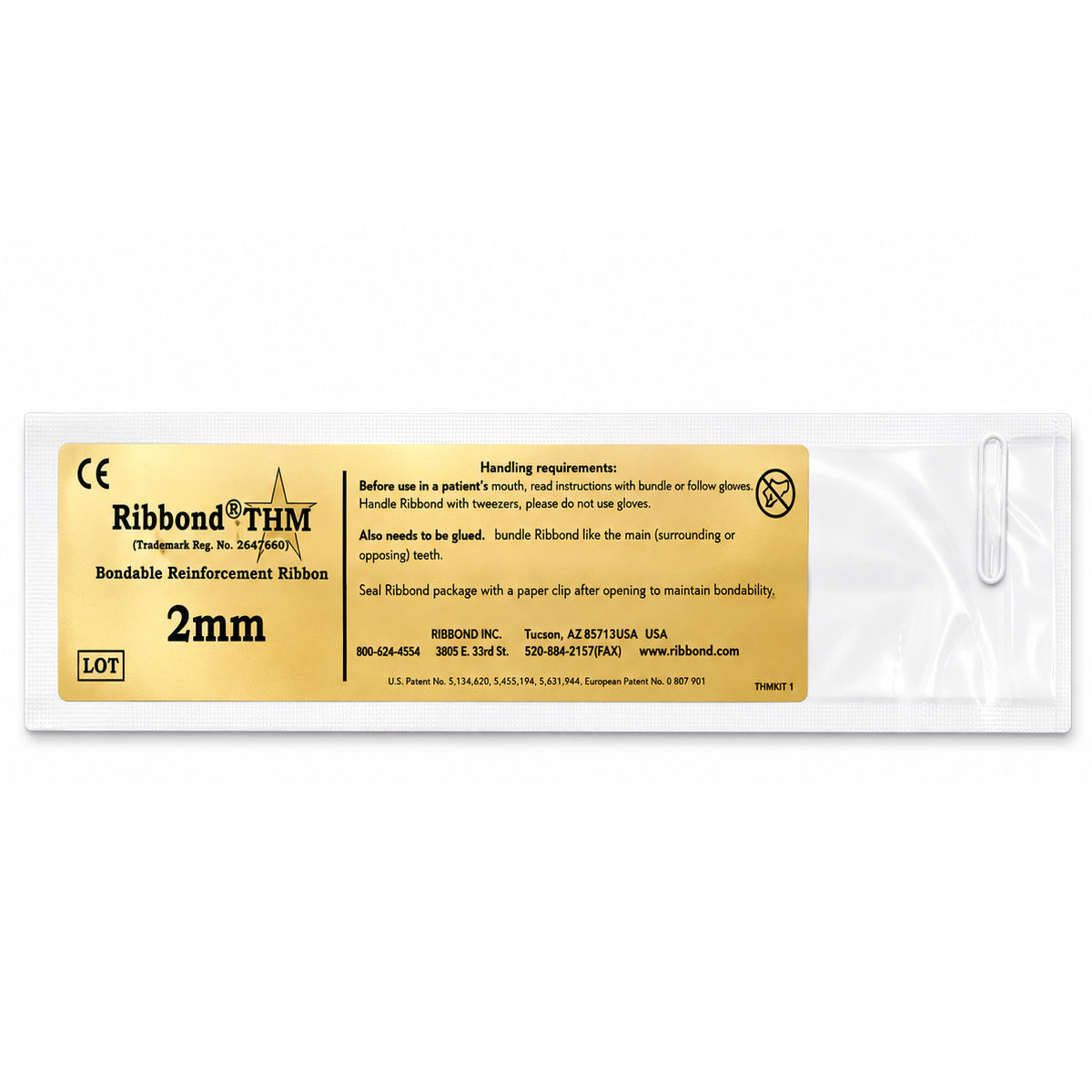 Ribbond Ribbon THM Fiber Splint - 2mm