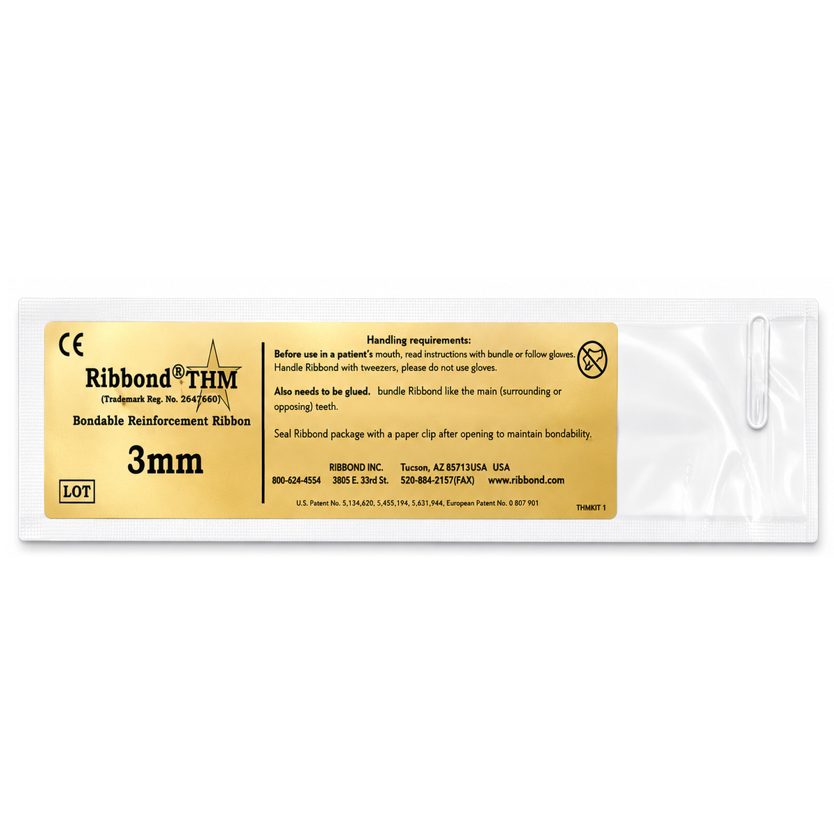 Ribbond Ribbon THM Fiber Splint - 3mm