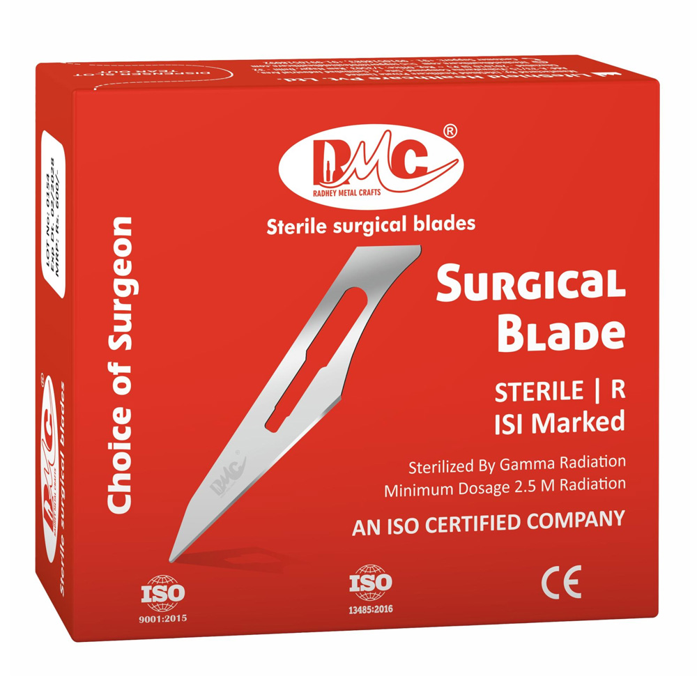 RMC Sterile BP Surgical Blades (Pack of 100)
