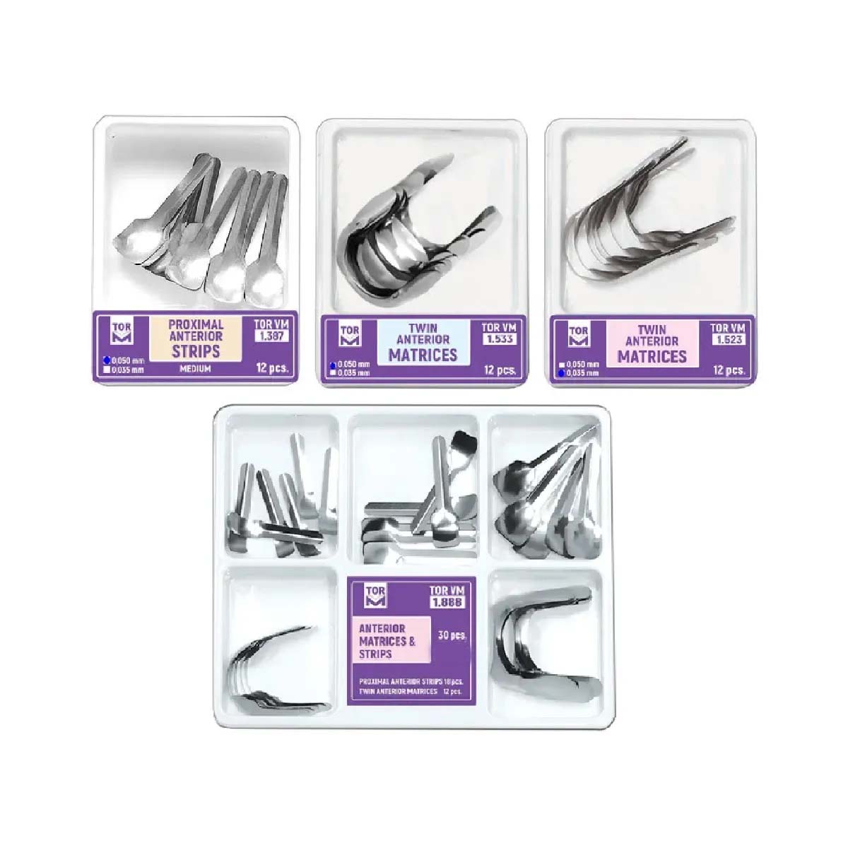 Tor Vm Anterior Metal Matrices and Strips