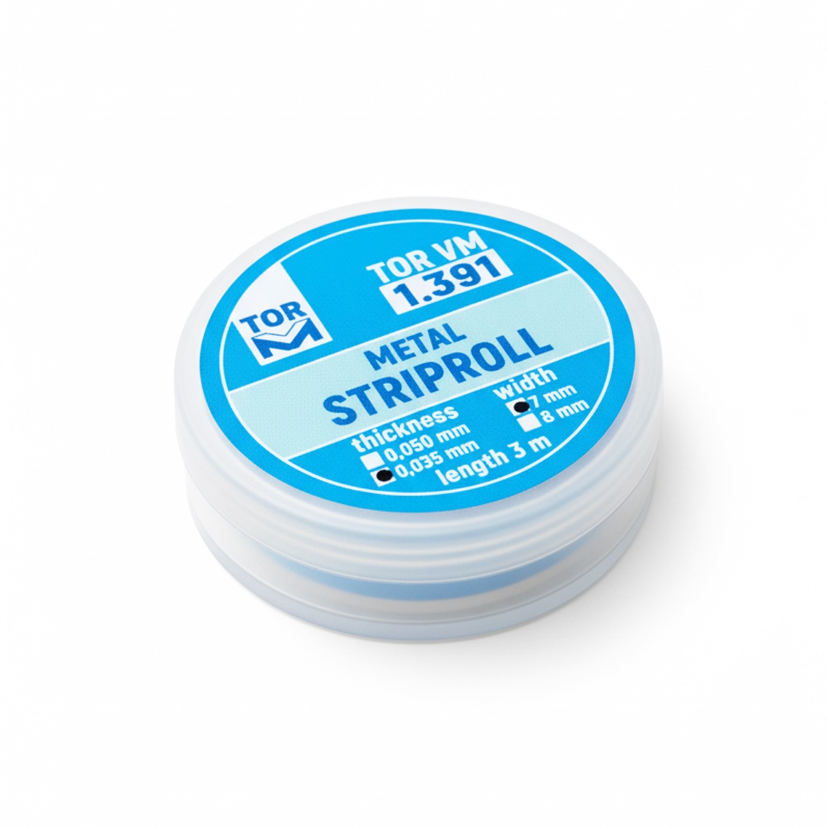 Tor Vm Metal Striproll 3m X 7mm, Round Box 1.391(h35)