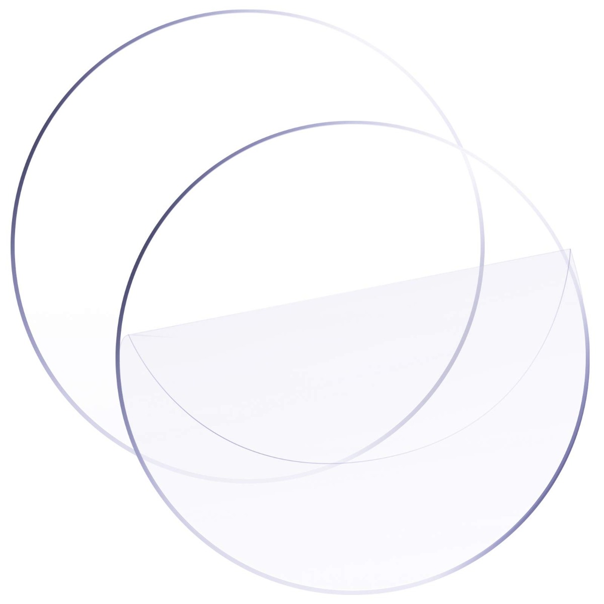 Sawbros Softflex Thermoforming Plastic Soft Sheet Round - 1.0mm (Pack Of 30)