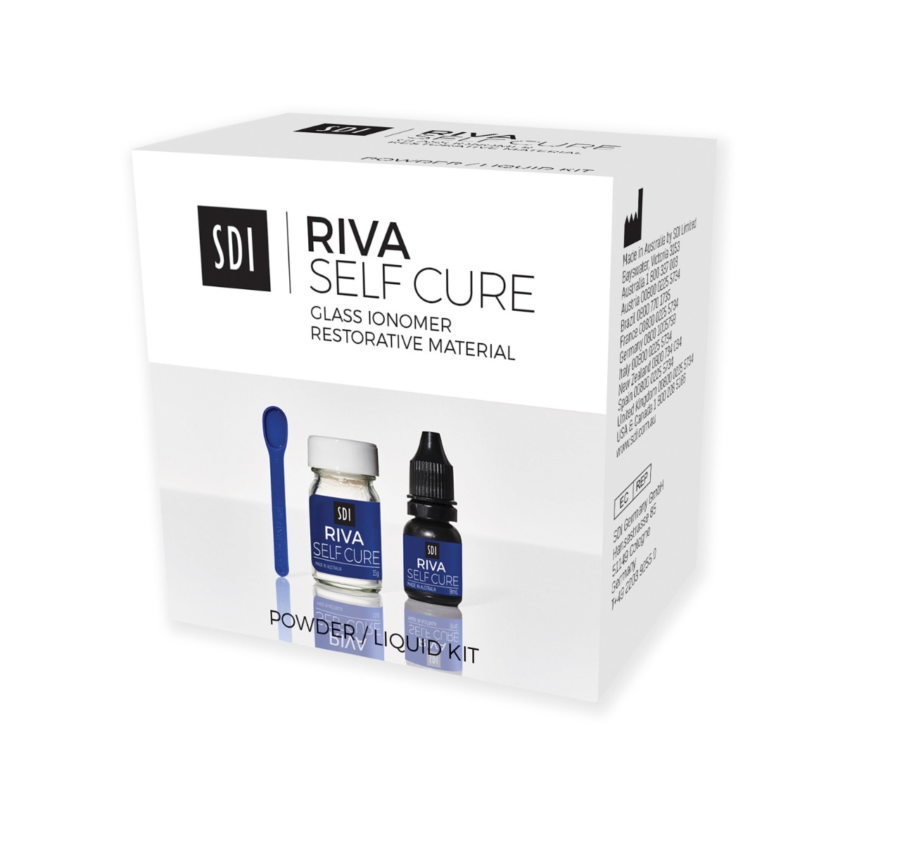 Sdi Riva Self Cure GIC Powder & Liquid A2